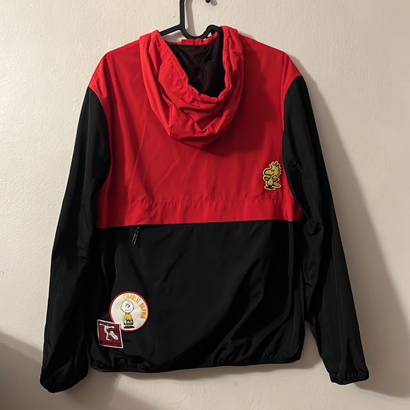 Coach x peanuts men’s embroidered patch logo monogram packable windbreaker NEW - Picture 6 of 11